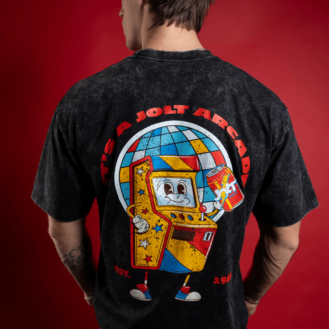 Acid Wash Arcade Oversized Shirt - Image 7