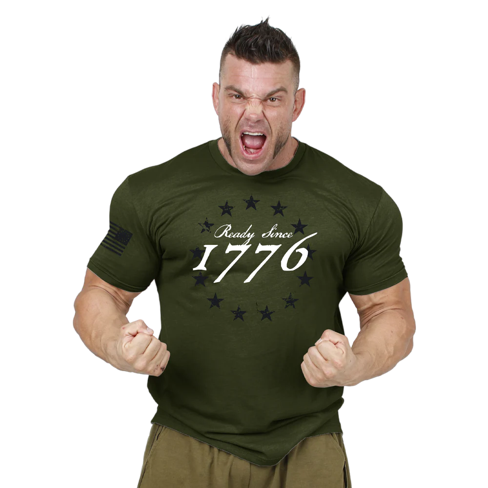 Ready Since 1776 Hunter Green Shirt - Image 2